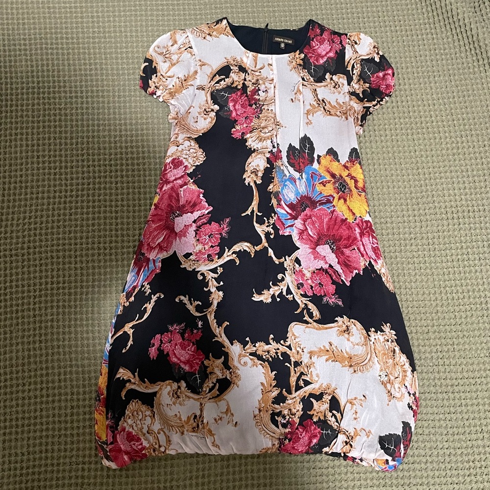 Roberto Cavalli Stunning Silk Cocktail Dress. Size XS
